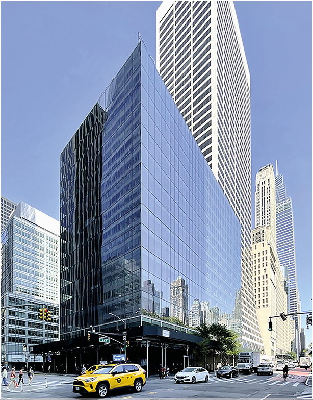 Für das ­Gebäude Two ­Bryant Park fertigte AGC Inter­pane 9000 m2 Isolier­glas in zwei ­Varianten.