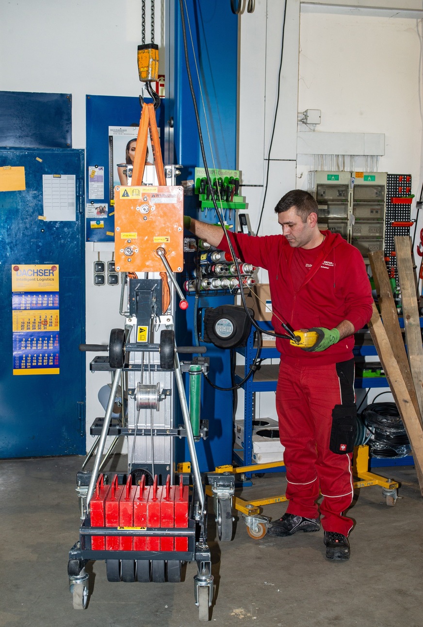 Hier ein Gerät beim Akku Check in der Heavydrive Werkstatt.