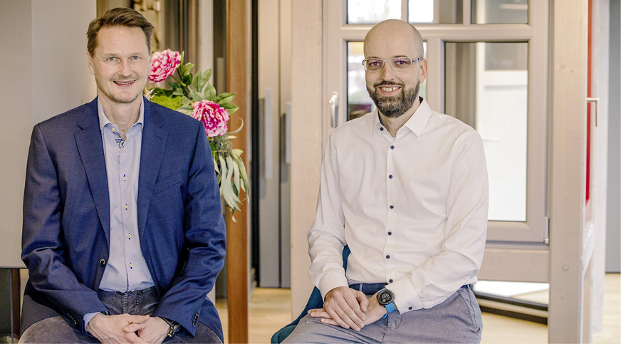 Stefan Brömse und Stefan Hertlein (v.l.) im Video-Call mit GLASWELT Chefredakteur Daniel Mund (Archivfoto).