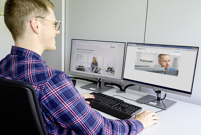 Mit einem erweiterten Programm an Online-Schulungen unterstützt Siegenia Verarbeiter im Geschäftsalltag und ermöglicht so den ortsunabhängigen Ausbau von Kompetenzen.