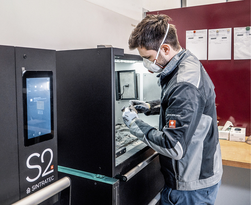 Seit drei Jahren sind auch additive Fertigungsprozesse (3D-Druck) in der Lehrwerkstatt von Lisec ein Teil der Ausbildung.