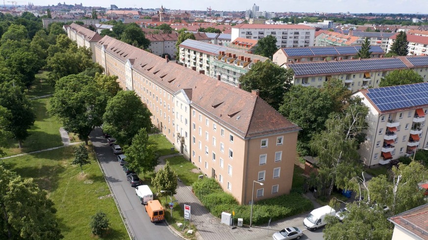 Und so sahen die Häuser vor der Erweiterung aus.