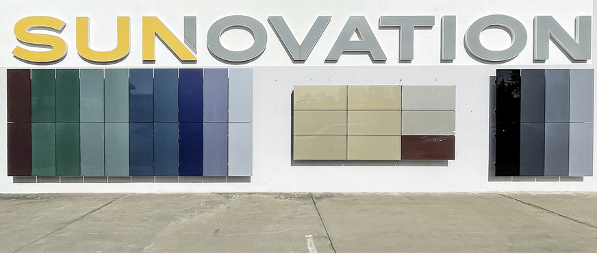 Farbige Mustermodule von Sunovation