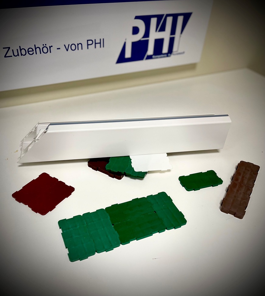 Vario ULP: Die flexiblen Vario-Unterlegplatte lassen sich nach Bedarf individuell zusammenstecken und erweitern.