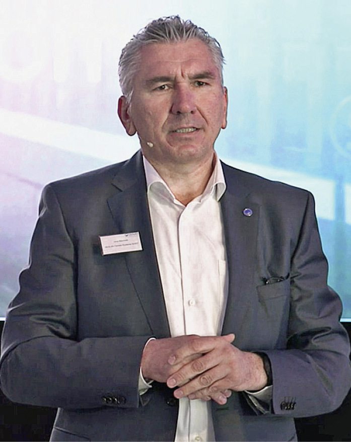 Gealan Geschäftsführer Ivica Maurović eröffnet das Zukunftsforum in Oberkotzau.