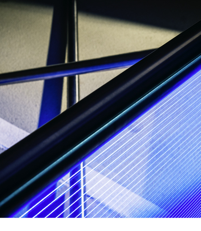 Mit dem Lux-Produkten sind neben Punktdesigns auch Streifendesigns möglich.