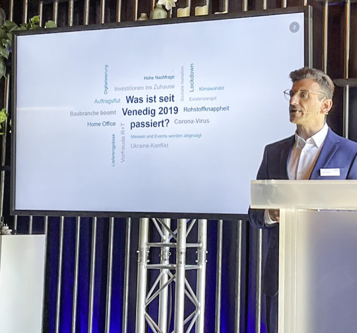 Rückblick und Ausblick seit Venedig 2019 war das Thema von Geschäftsführer Enzo Viola in Hannover.