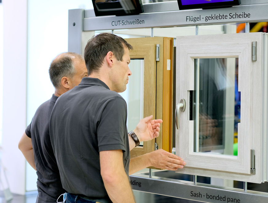 Die CUT-Technologie stand im Fokus der Urban-präsentation auf der Fensterbau 2022 in Nürnberg.