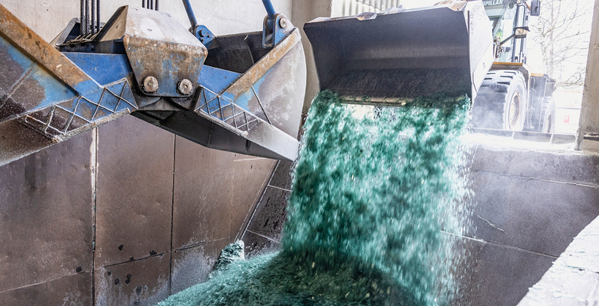 Im Moment bezieht der Hersteller seine Scherben vor allem aus der Glasproduktion.