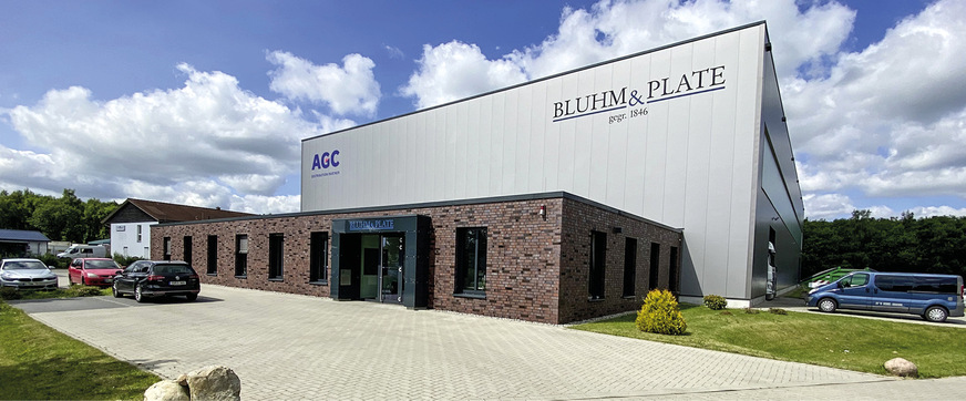 Die Niederlassung von Bluhm & Plate in Geesthacht bei Hamburg wurde 2017 bezogen.