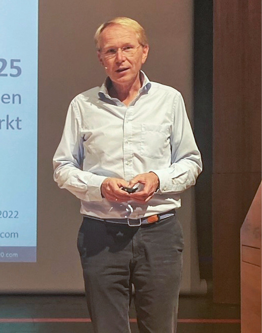 Martin Langen von B+L Marktdaten beschreibt für die Branche positive Zukunftsaussichten und forderte auf, gute Umsätze nicht schlecht zu reden.