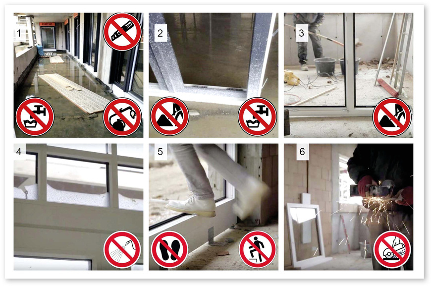 Gefahren und hohes Schadensrisiko im Baustellenalltag in der „nassen“ Bauphase. Eine Lösung stellt&nbsp;die&nbsp;­Verwendung einer Vorabzarge oder eines Einbauelementes dar. Beides wird im Unternehmen ­Hilzinger angewendet und weiterentwickelt.