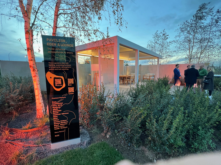 Mehr als 30 hochkarätige Partner schaffen ein einmaliges und neuartiges Gesamtkonzept im Bereich Outdoor Living.