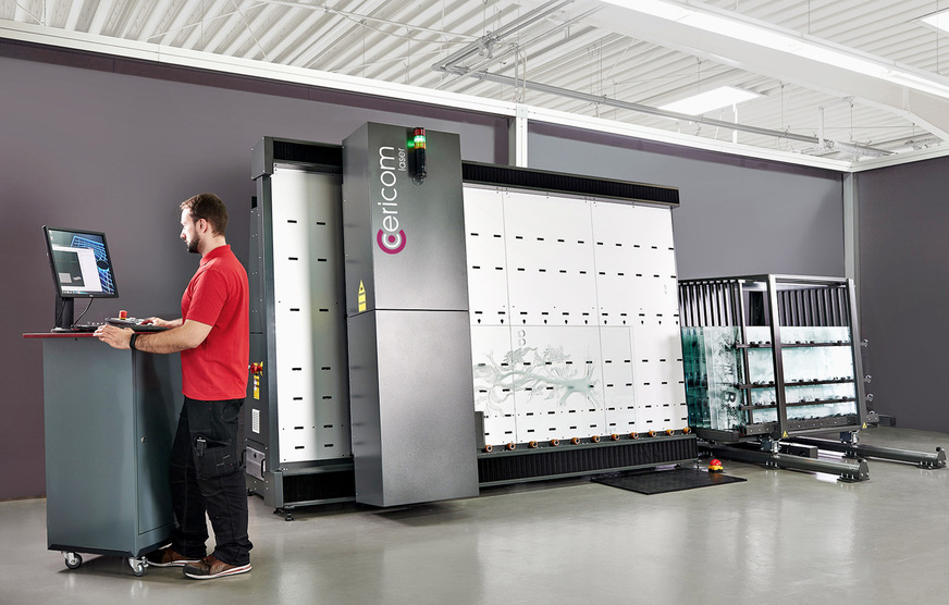 Die Laseranlagen von Cericom gibt es als vertikale ­Variante ­sowie&nbsp;auch als Horizontal-Maschine.