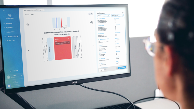 Das digitale und kostenfreie Simulationsprogramm Calumen liefert mit wenigen Klicks technische Details für die Kalkulation und Konfiguration von Verglasungen.