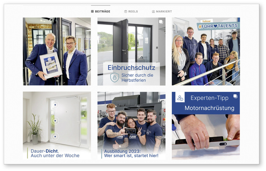 Einladung zum Dialog: mit informativen und unterhaltsamen Themen startet Fuhr seine Aktivitäten in den SocialMedia-Kanälen und öffnet die Türen für vielfältige Unternehmenseinblicke.