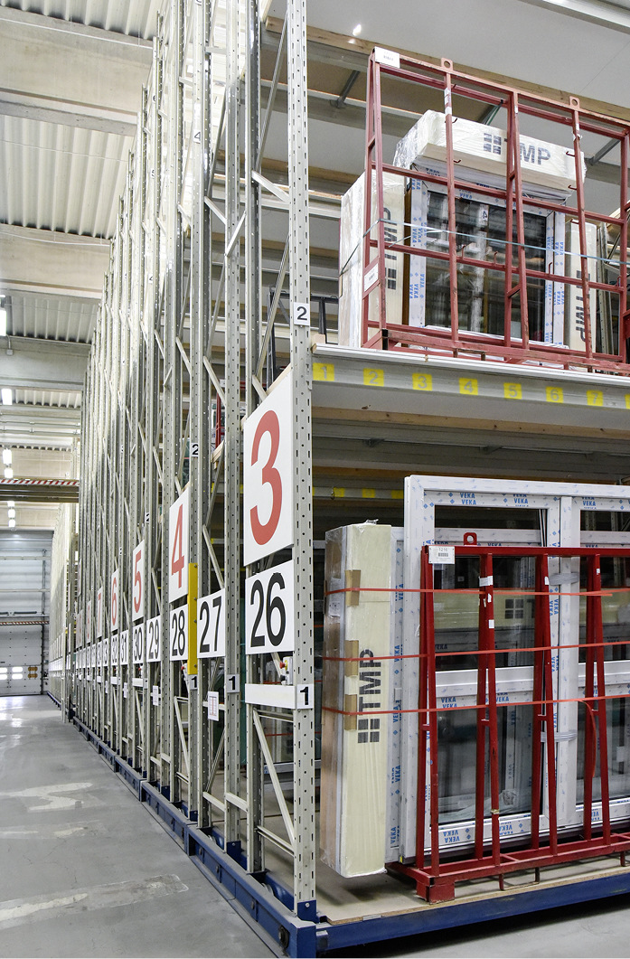 Arbeit mit A+W Cantor im neuen Logistikzentrum