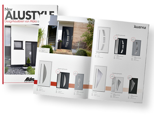 Aldra hat die Design-Haustüren-​Serie NEW ALUSTYLE auf den Markt gebracht.