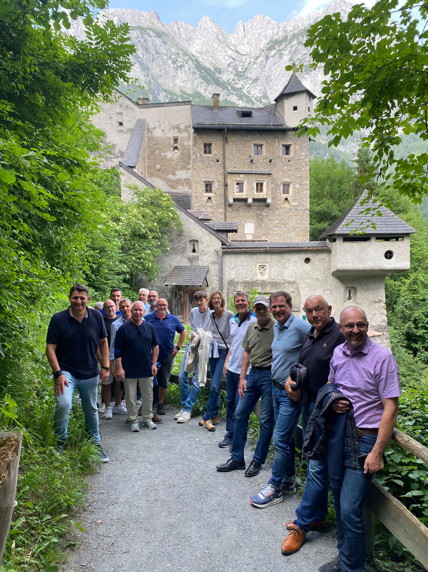 Auch der Besuch der Burg Hohenwerfen, inklusive Rittermahl, stand auf dem Programm.