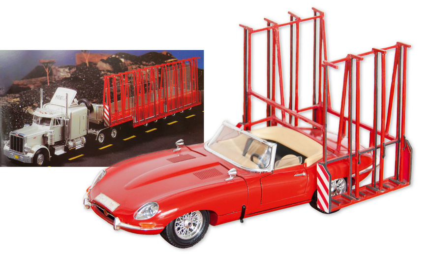 Hegla fuhr damals eine Anzeigen­kampagne mit sehr speziellen Fahrzeugen.