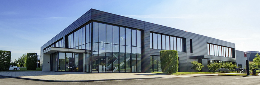 Der neue und hochmoderne Firmensitz und Produktionsstandort von EK im Technologiepark Haan bei Düsseldorf