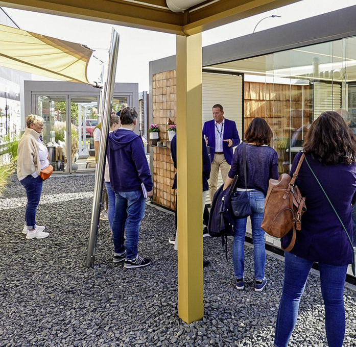 Auch die Aussenausstellung war ein wichtiger Baustein.