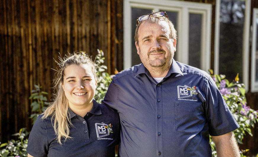 Mike Beelitz mit seiner Tochter Lisa-Marie. Sie bringt als zweite Generation des Familienunternehmens eine einzigartige Perspektive ins Geschäft mit ein.