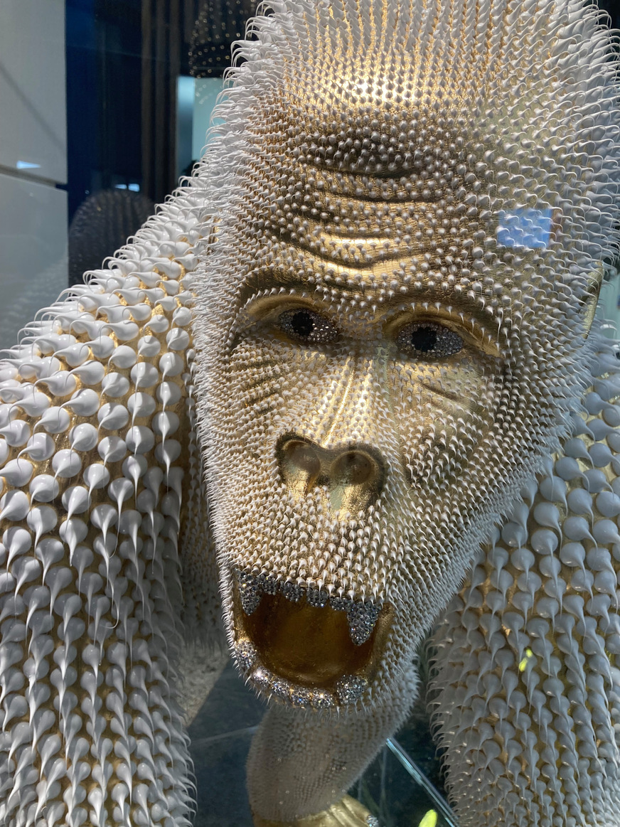 Eine Skulptur am Soudal-Hauptsitz in Turnhout, die zugleich auch die Dynamik und Stärke des Players symbolisiert.&nbsp;&nbsp;