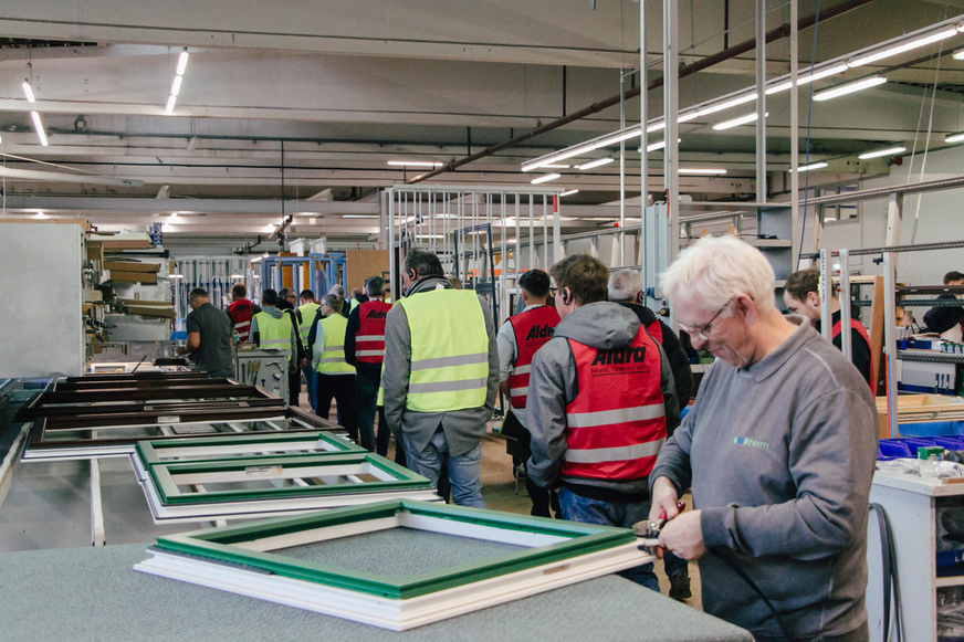 Eindrücke vom Holzfenstertag bei Aldra in Thedinghausen