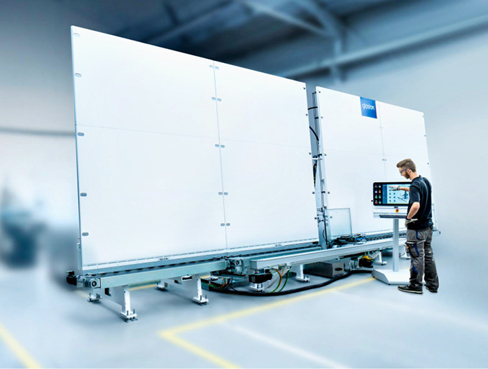 Active’Sealer ist in drei Konfigurationen erhältlich für&nbsp;Scheibenformate bis maximal 5 m Länge.