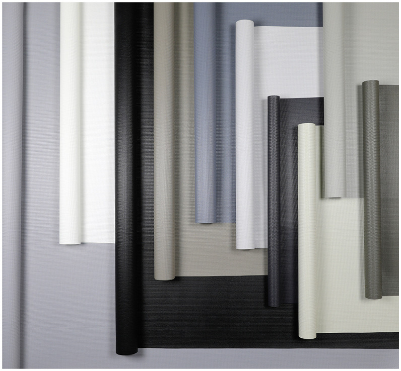 Zu den wichtigsten Farbgruppen bei Solar­Fabrics zählen Grau von Stein bis Carbon mit Ökotex-­Standards der Klassifizierung&nbsp;3.