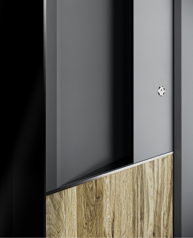 2023 hat Weru einzigartige Haustürdesigns mit neuartige Materialkombinationen entwickelt.