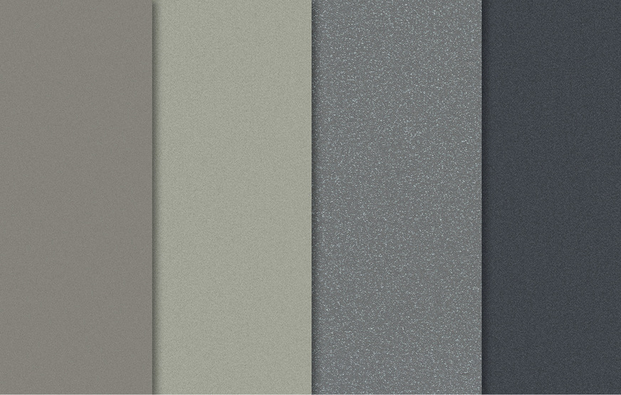 Grau ist der Trend am Fensterprofil – die mattex Außenfolie macht dort durch ihre äußerst matte und ­unempfindliche Oberfläche eine gute Figur.