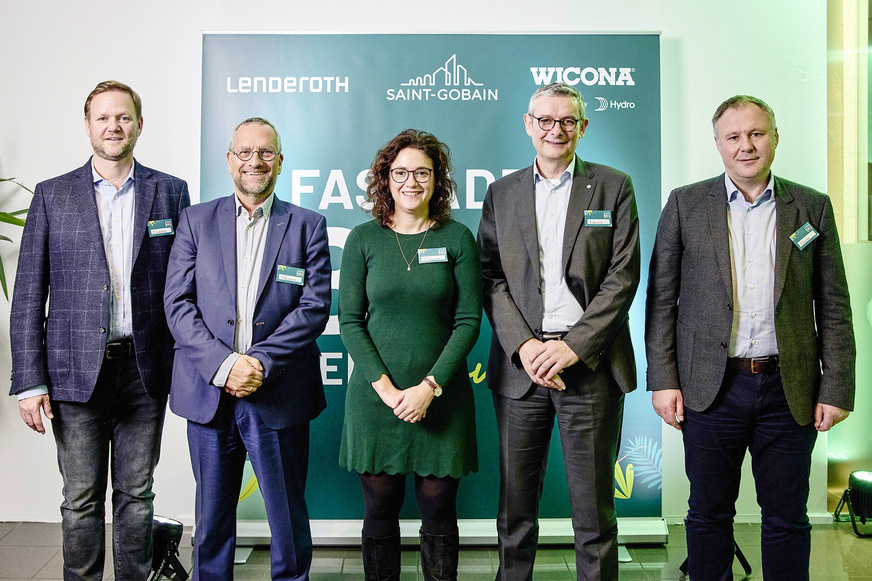 (v.l.): Christophe Lenderoth, Klaus Peter Sedlbauer, Sarah Ryglewski, Ralf Seufert, Pascal Decker.