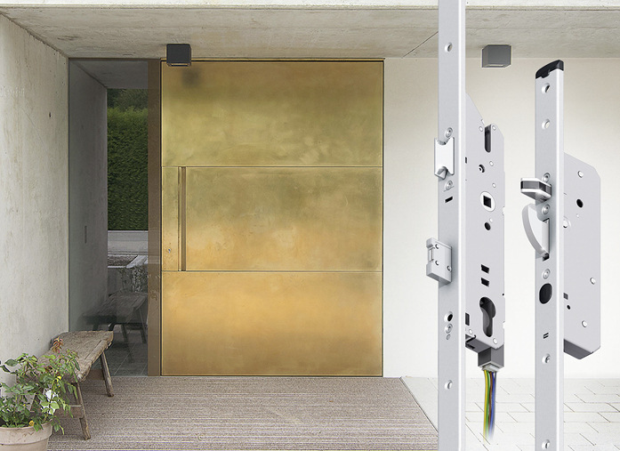 Pivottüren&nbsp;– eine anspruchsvolle Türkonstruktionen stellt besondere Anforderungen an die Schließtechnik. Deshalb das autotronic&nbsp;836PK mit der intelligenten DuoSecure-Technik, das eine beidseitige, automatische Mehrfach-Verriegelung mit komfortabler, motorischer Öffnung ermöglicht.