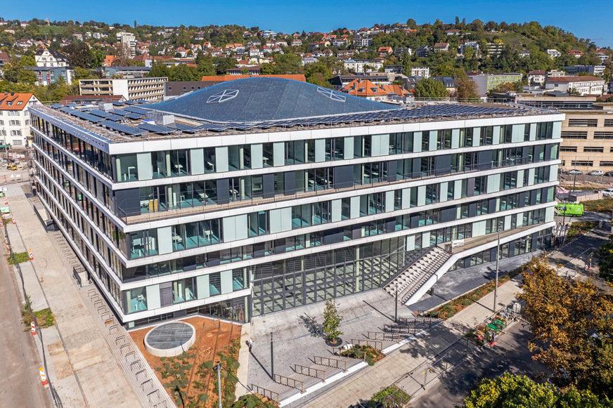 In unmittelbarer Nähe zum Hochschulcampus der Universität Stuttgart entstand der Neubau der Dualen Hochschule Baden-Württemberg im Herzen der Stadt.