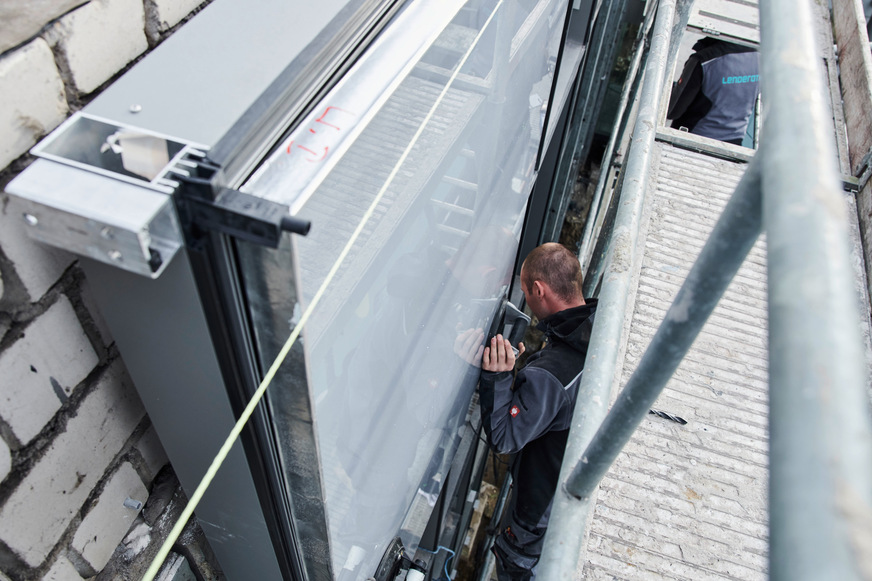 Ein Blick auf die Baustelle