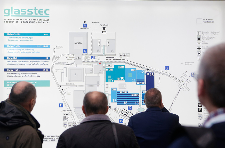 Die glasstec ist die Weltleitmesse der Glasbranche mit zuletzt mehr als 1.230 Ausstellern aus über 50 Ländern.