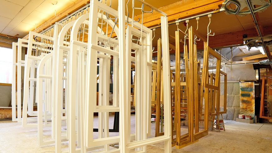 Für Fenster und Haustüren verarbeitet Prentzel Technik von Winkhaus.