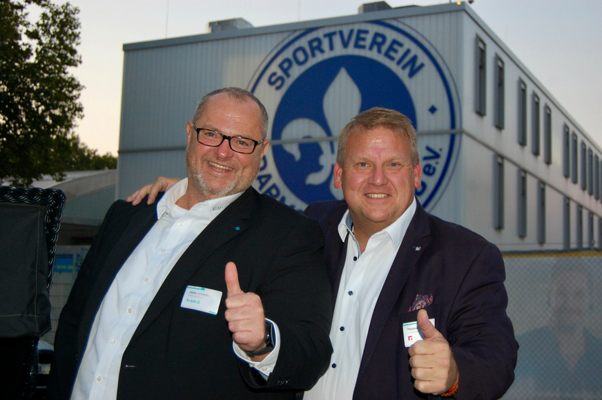 Im Zeichen der Lilie: Jens Johanni und Thomas Reinert haben einiges vor, das war schonmal spürbar.
