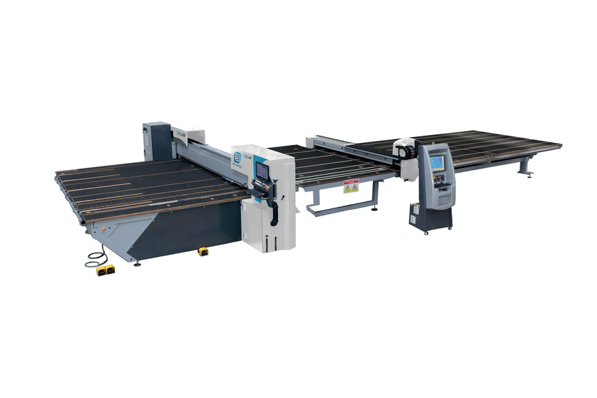 Kombinierte VSG- und Float-Zuschnittanlage von Bottero