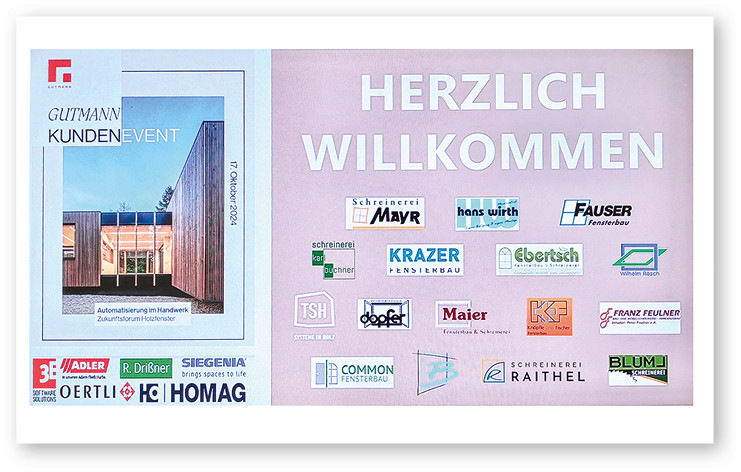 Viele Fensterproduzenten treffen auf Zulieferer.