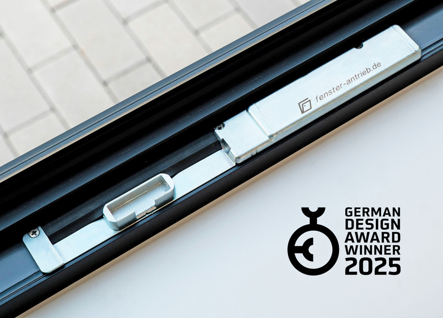 Der Fensterantrieb DK-100 ist German Design Award Winner und vereint Funktionalität und Ästhetik auf bemerkenswerte Weise