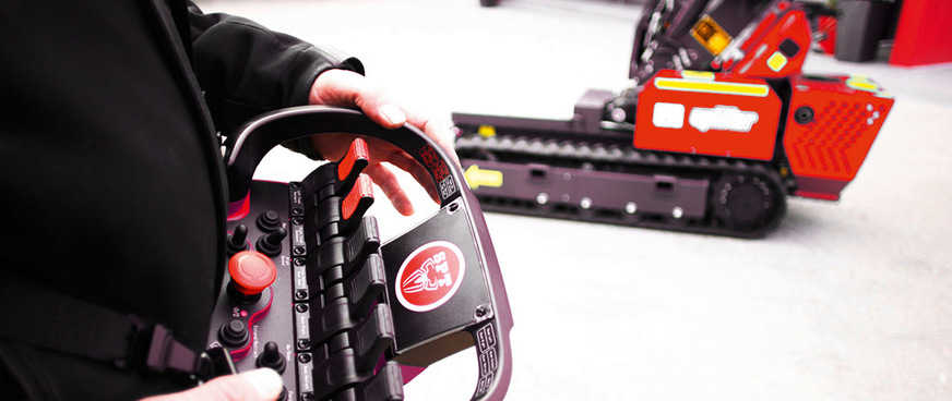 Mit der Fernbedienung lässt sich der SG80 präzise und bequem vom Bediener steuern