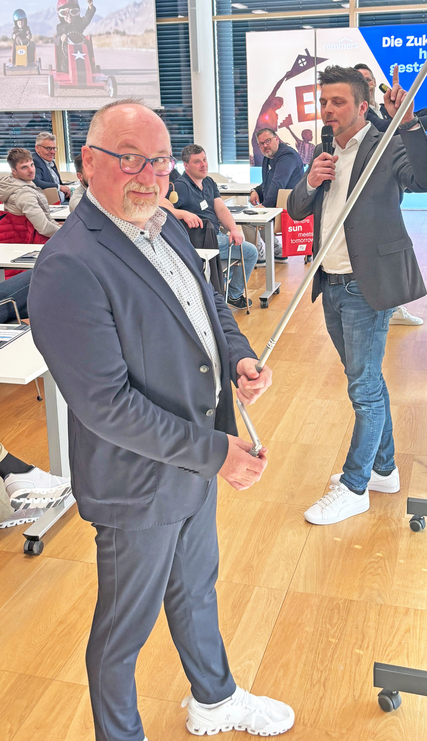 Challenge gegen das Warema SecuKit verloren: Martin Stöger