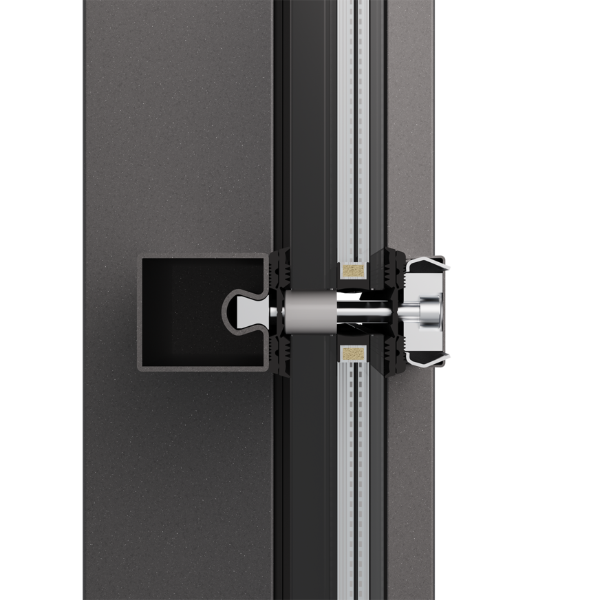 Das Pfosten-Riegel-System forster thermfix vario mit Einbruchhemmung RC4