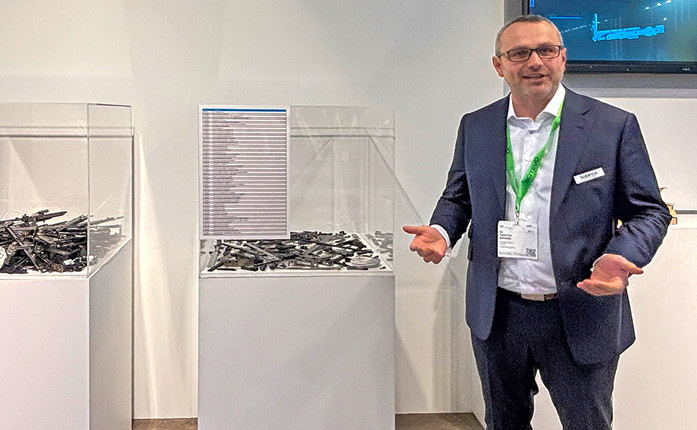 Heinrich Schwab, Business Development Manager bei Sobinco auf der BAU 2025.