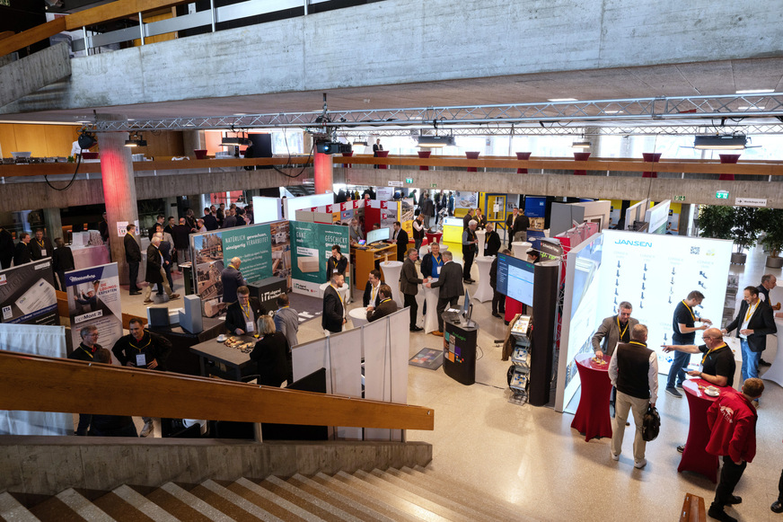 Einblick in die Fachausstellung mit rund 40 Ausstellern.
