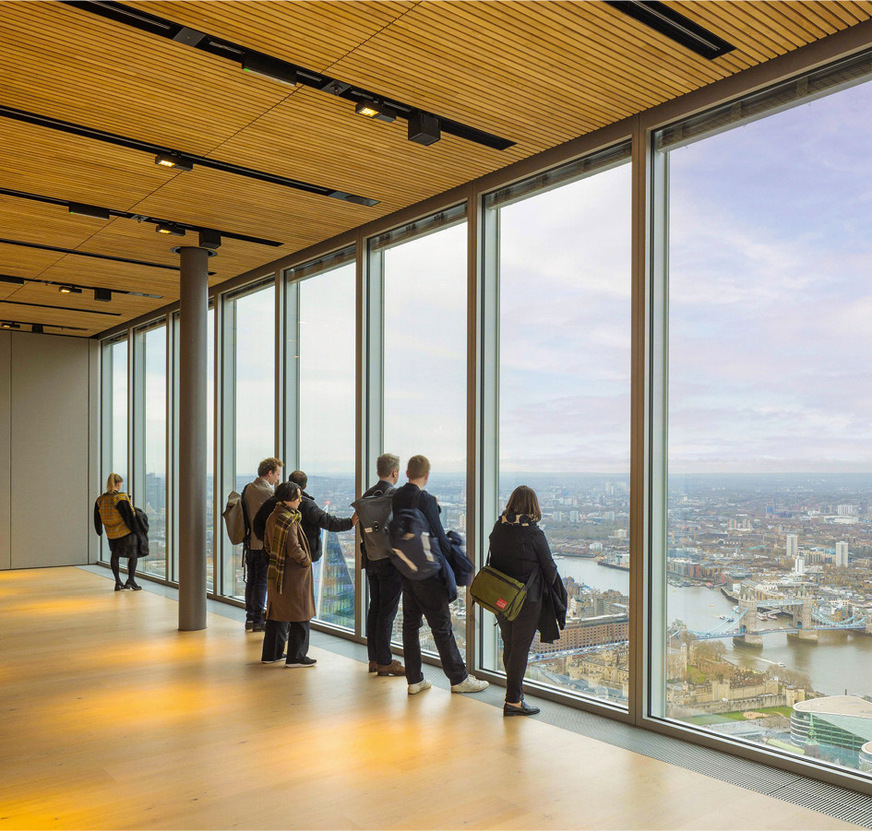 Die AGC Clearvision-Gläser des „Lookout“ erlauben spektakuläre Ausblicke
