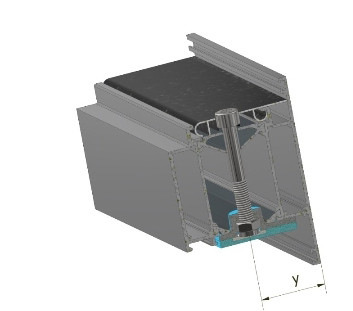Das System ist an verschiedene Profilsysteme wie Wicona, Schüco oder Hueck anpassbar.